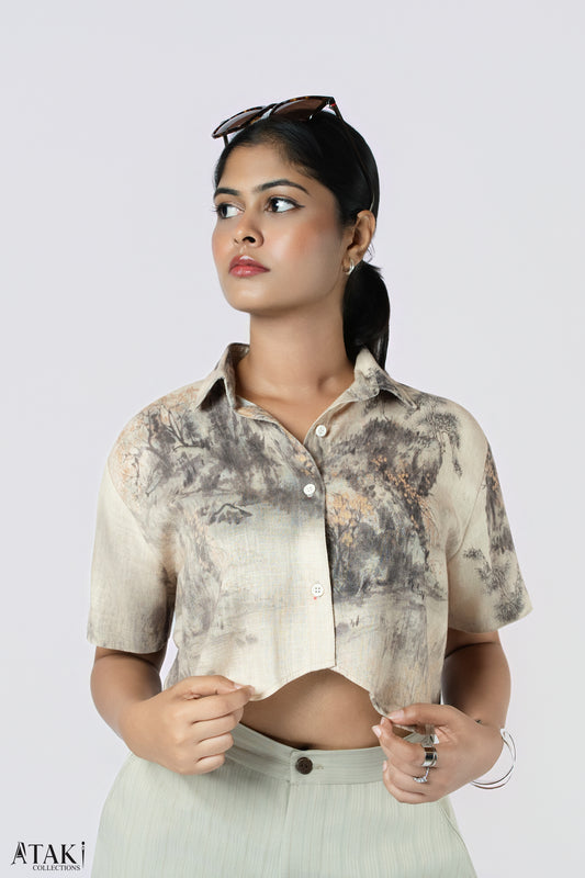 Willow Mist Crop Top