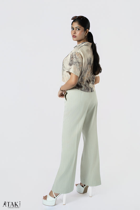 Lune Wide-Leg Trousers