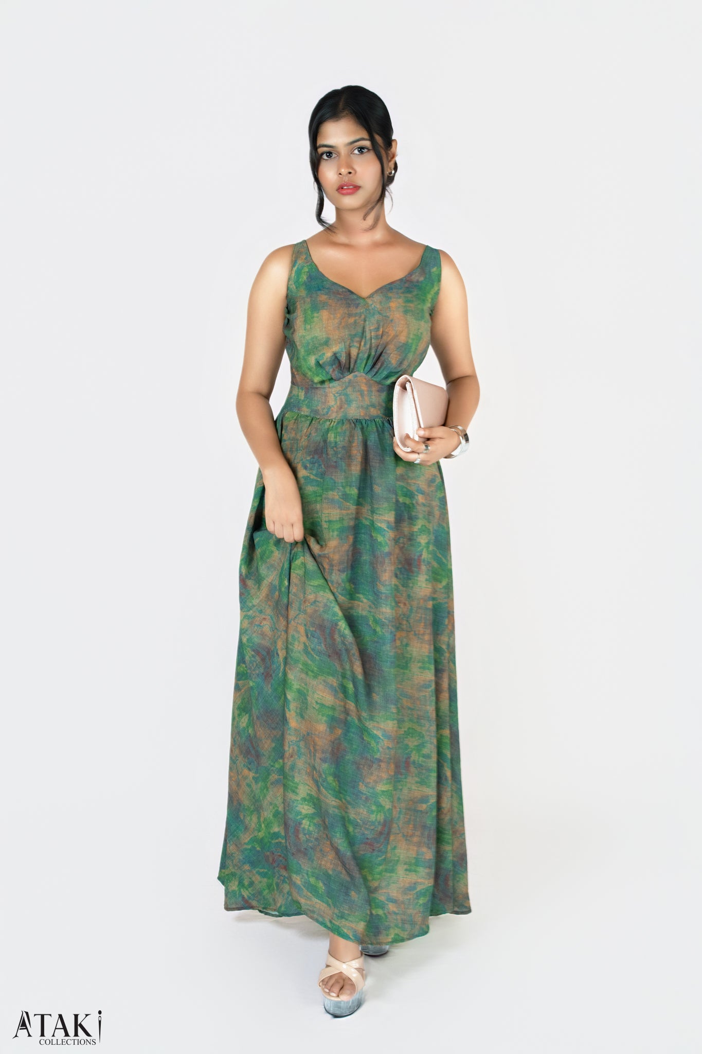 Forest Muse Maxi Dress