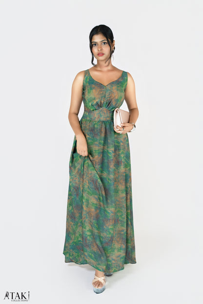 Forest Muse Maxi Dress