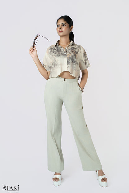 Lune Wide-Leg Trousers