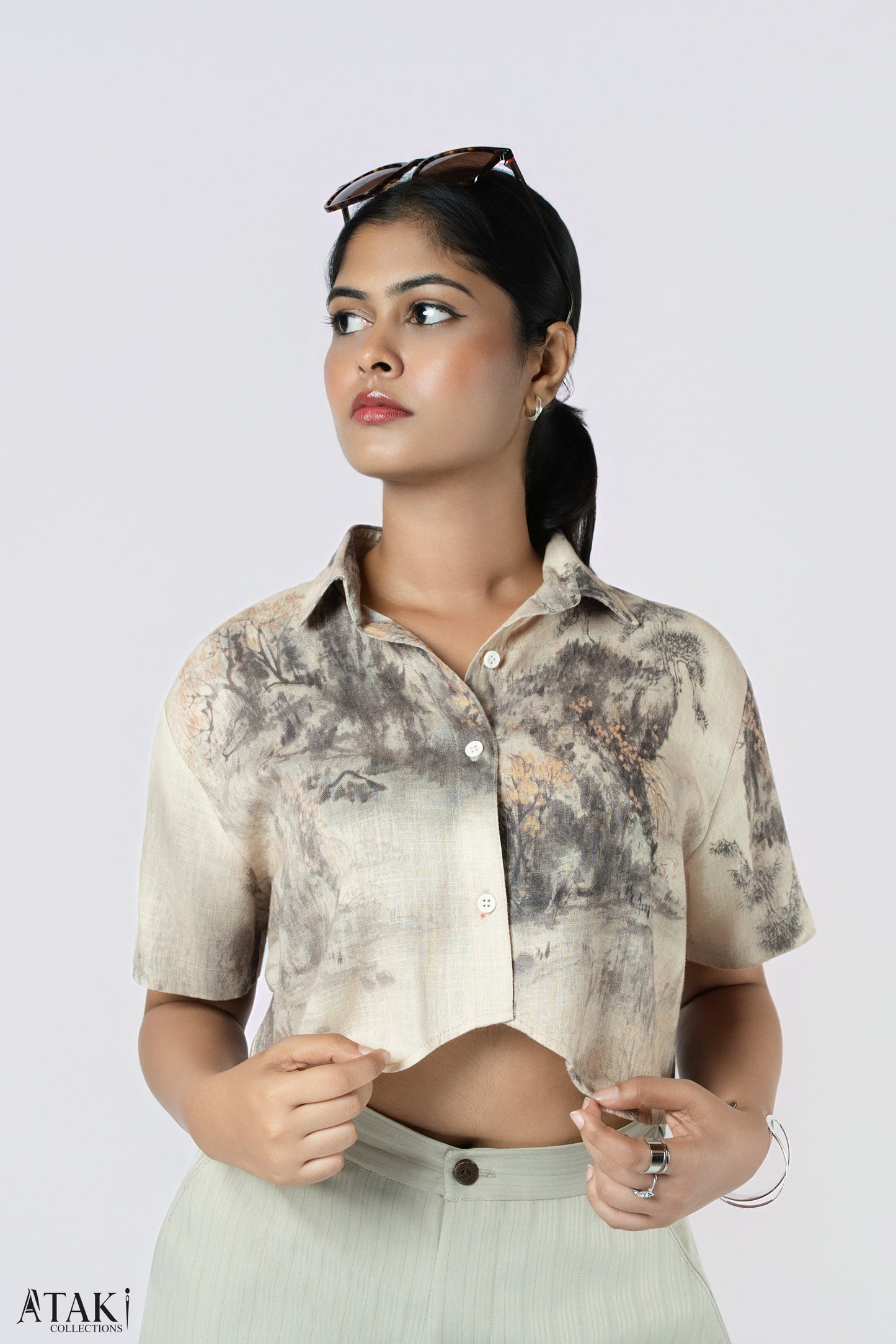 Willow Mist Crop Top