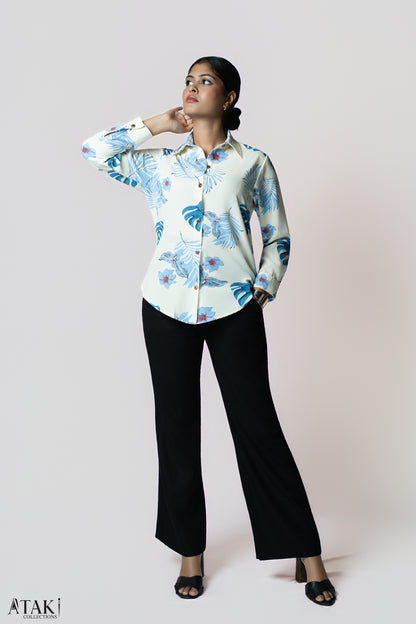 Midnight Grace Wide-Leg Trouser