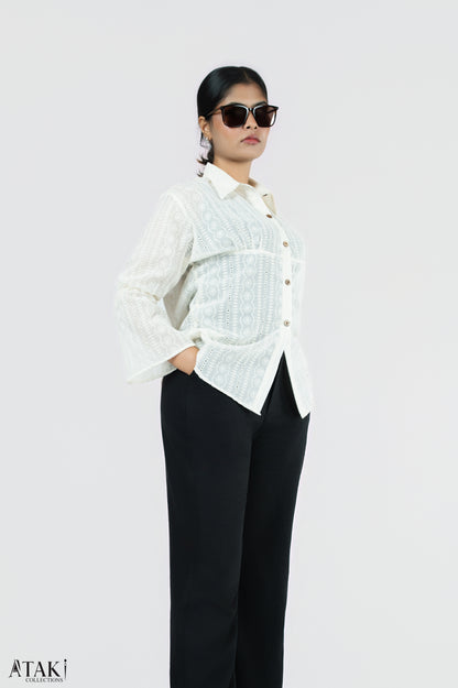 Ivory Grace Lace Blouse