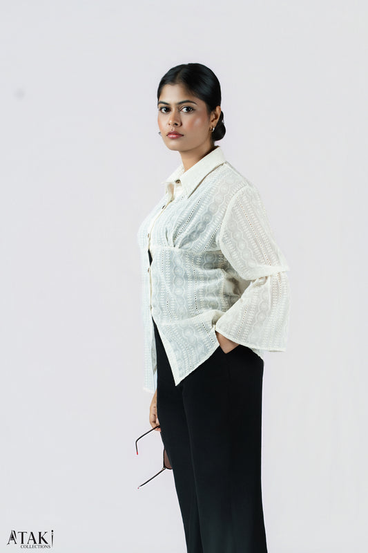 Ivory Grace Lace Blouse