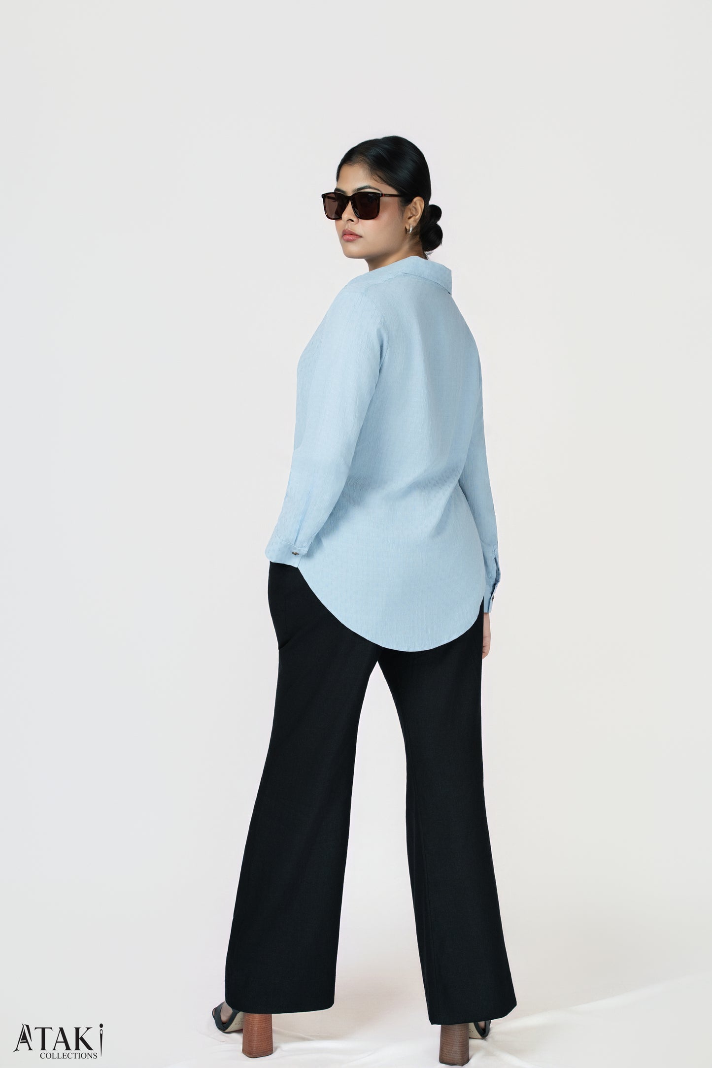 Blue Box Weave Shirt