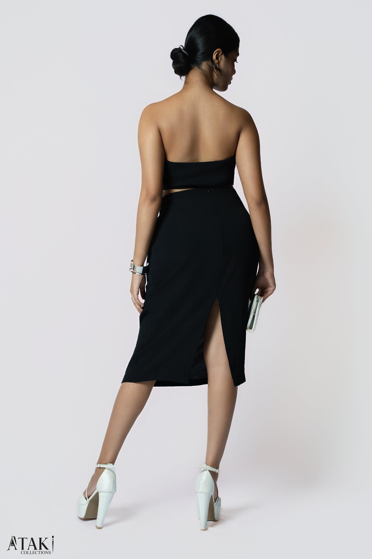 Velvet Eclipse Cutout Dress