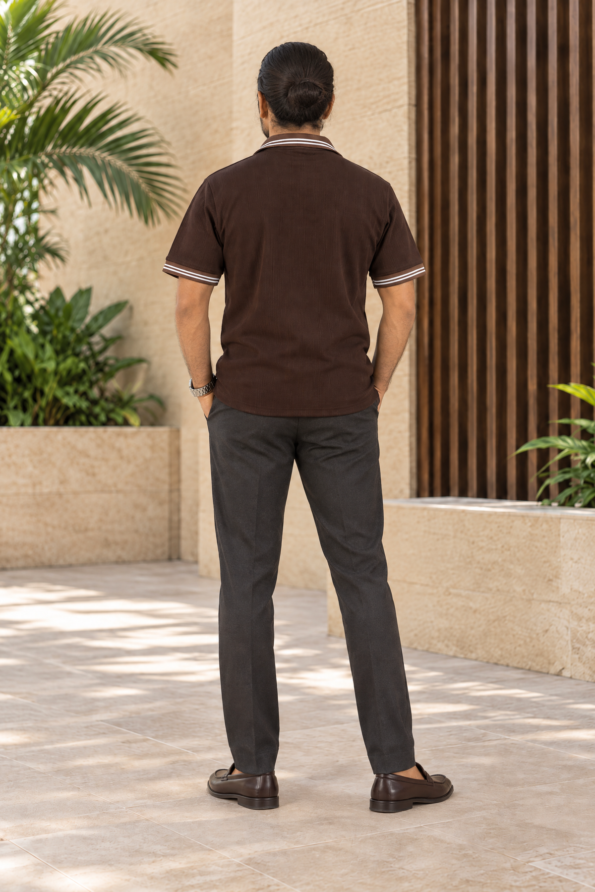 Stripe Detail Polo